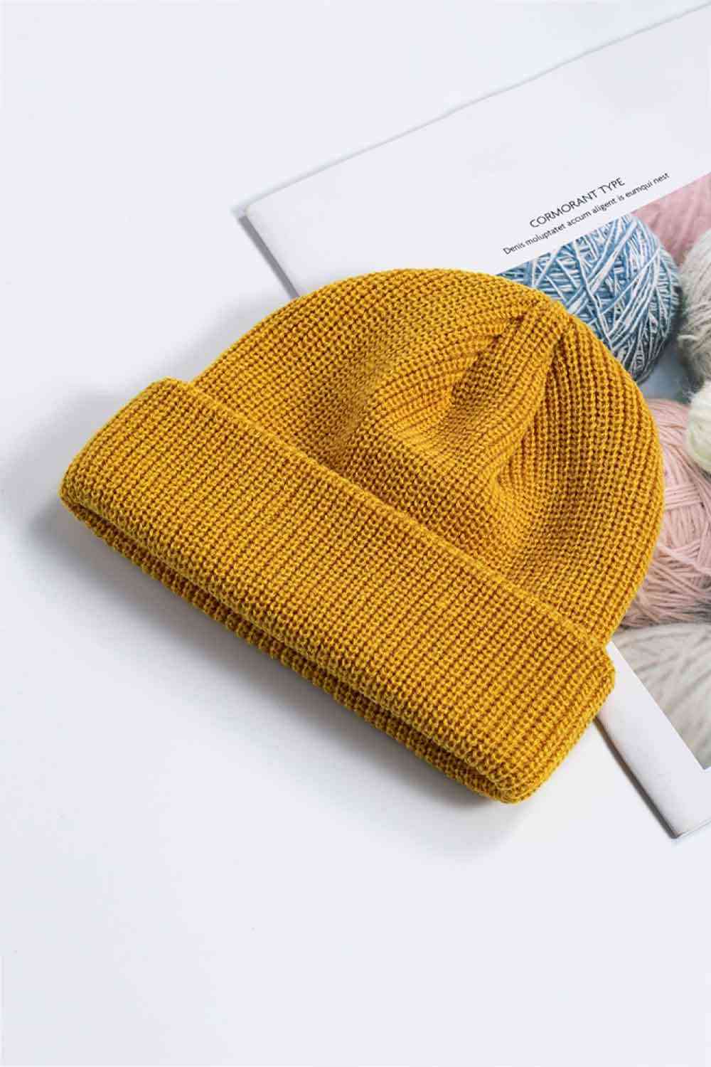 Cozy Rib-Knit Cuff Beanie