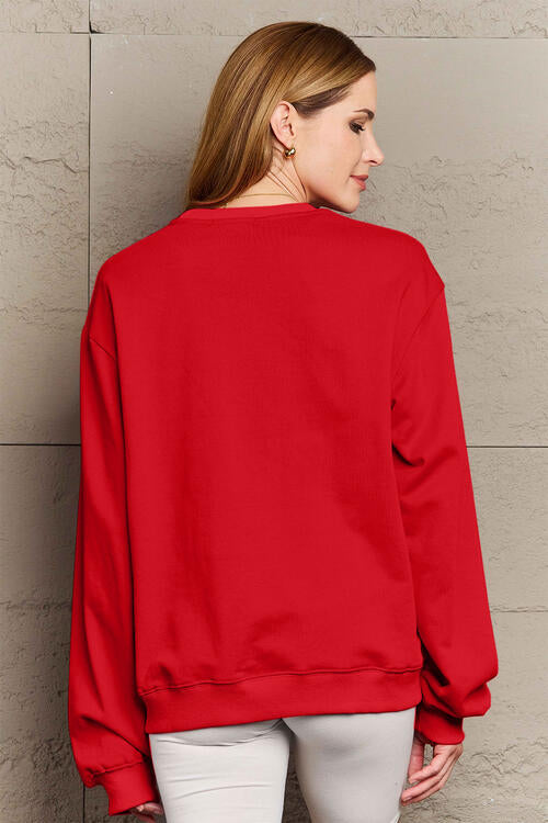 MISTLETOE + MIMOSAS Long Sleeve Sweatshirt
