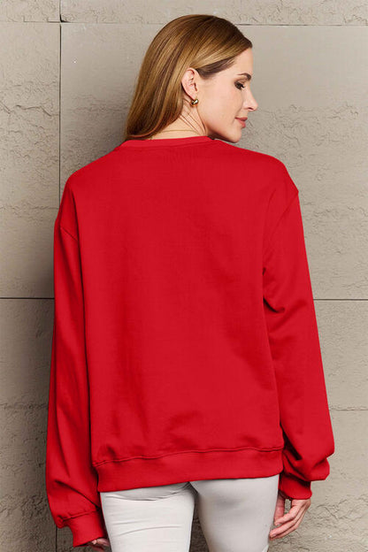 MISTLETOE + MIMOSAS Long Sleeve Sweatshirt