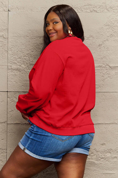 MISTLETOE + MIMOSAS Long Sleeve Sweatshirt